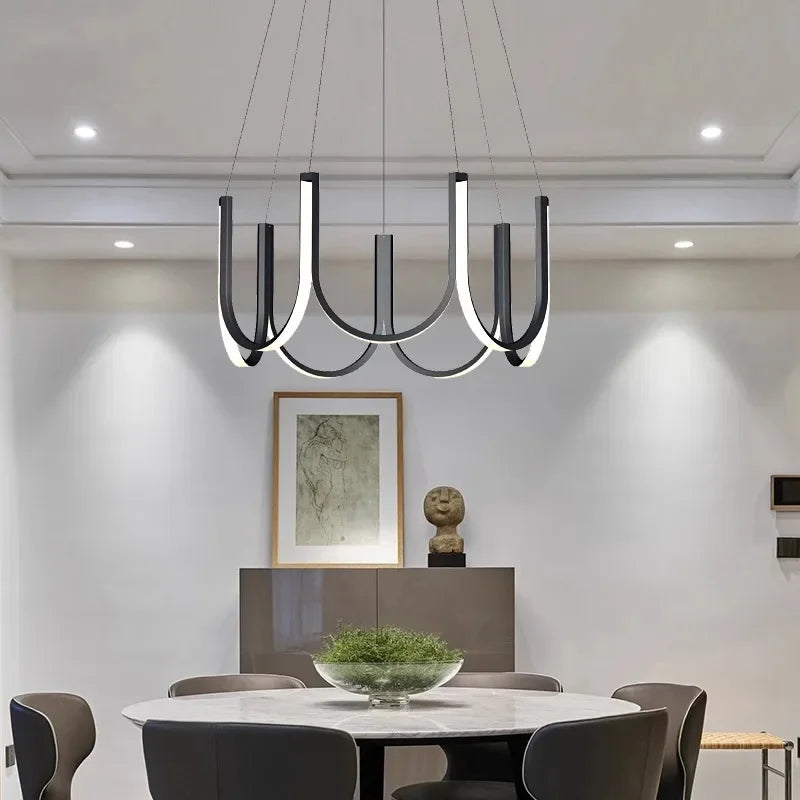 Jexo U Shaped Round Chandelier | Celestre