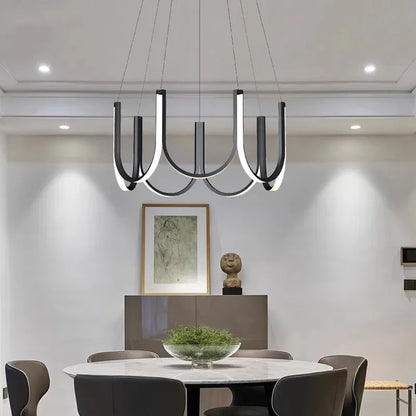 Jexo U Shaped Round Chandelier | Celestre