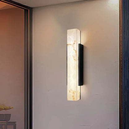 Luvi Resin Outdoor Rectangular Wall Light | Celestre