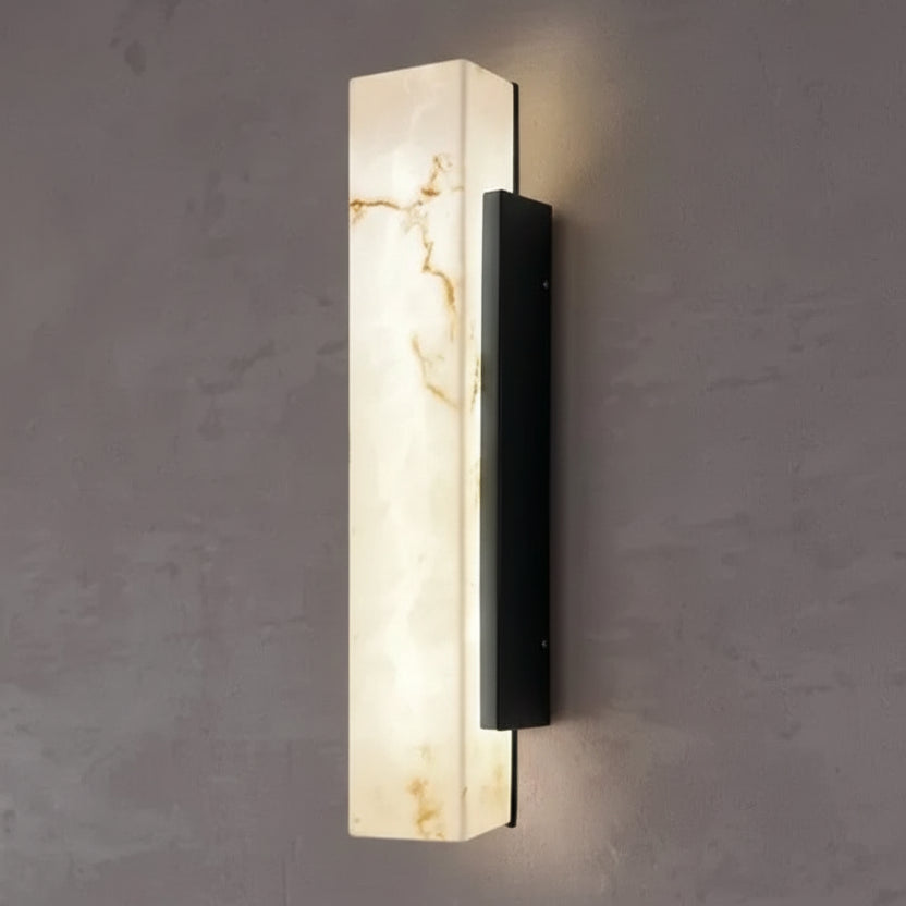 Luvi Resin Outdoor Rectangular Wall Light H 50 cm | Celestre