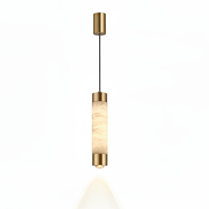 Anis Alabaster Tube Pendant Light | Celestre
