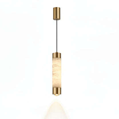 Anis Alabaster Tube Pendant Light | Celestre