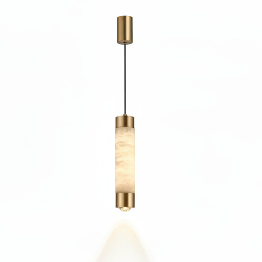 Anis Alabaster Tube Pendant Light | Celestre
