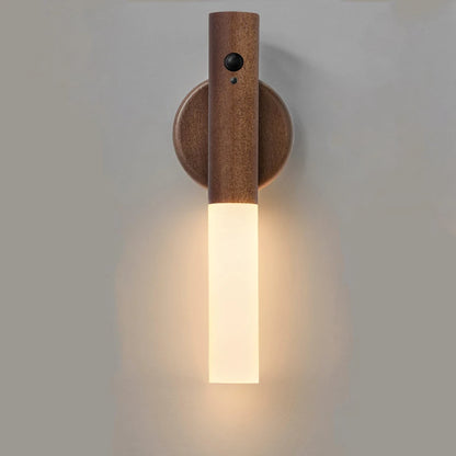 Avrel Motion Sensor LED Wall Light Walnut 1 Pc | Celestre