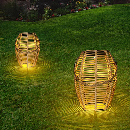 Cesi Solar Drum Outdoor Floor Lamp | Celestre