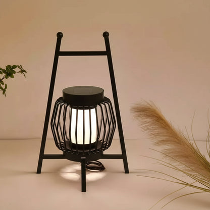 Narra Tripod Solar Outdoor Floor Lantern | Celestre