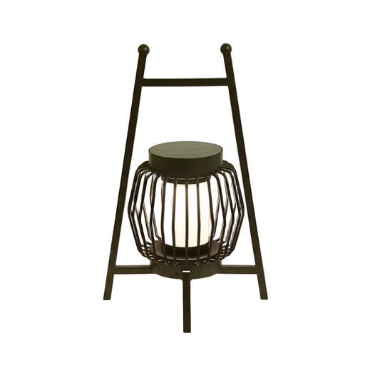 Narra Tripod Solar Outdoor Floor Lantern | Celestre