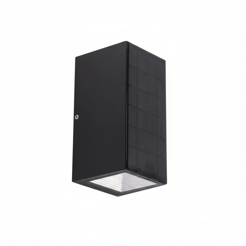Teze Solar Outdoor Rectangular Wall Light | Celestre