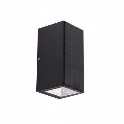 Teze Solar Outdoor Rectangular Wall Light | Celestre