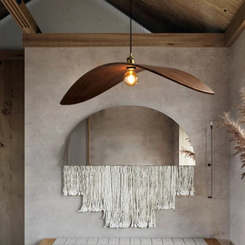Nila Wood Wing Pendant Light L 85 cm | Celestre