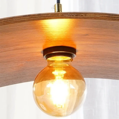 Nila Wood Wing Pendant Light | Celestre