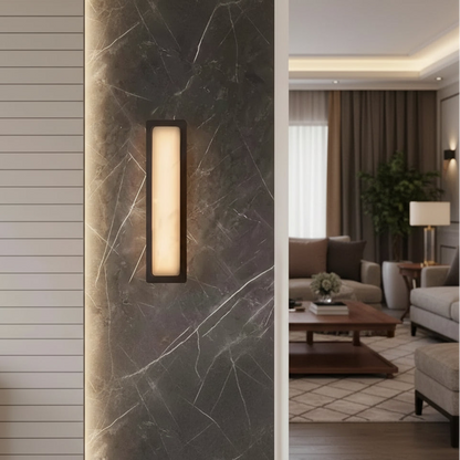 Inora Spanish Marble Wall Light Black | Celestre