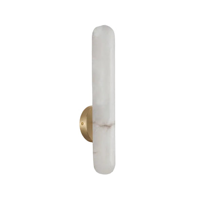 Zina Alabaster Long Cylindrical Wall Light | Celestre