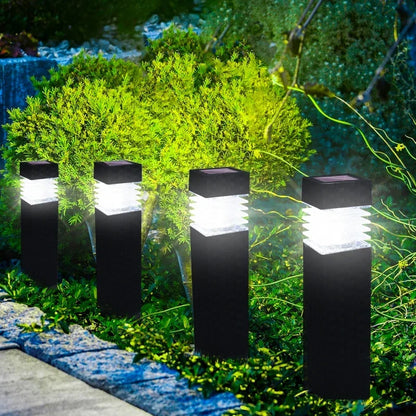 Lile Solar Louvered Bollard Light | Celestre