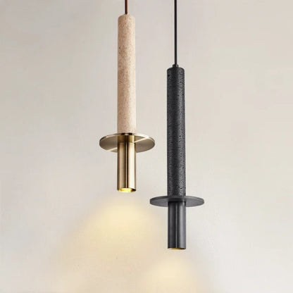 Taren Stone Pendant Light Natural Travertine | Celestre