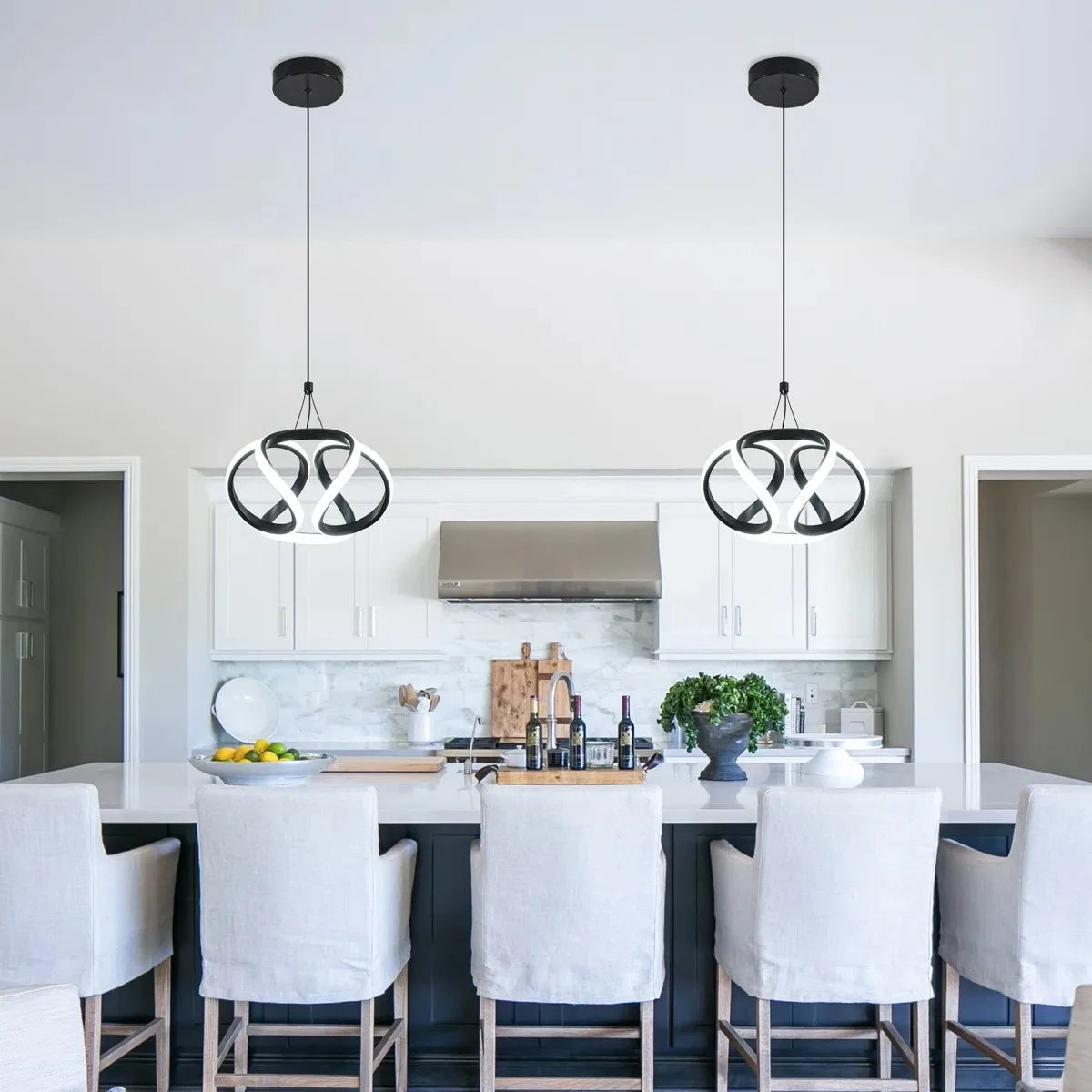 Sire Twisted Ribbon Pendant Light | Celestre
