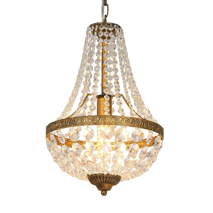 Duno Crystal Basket Chandelier | Celestre