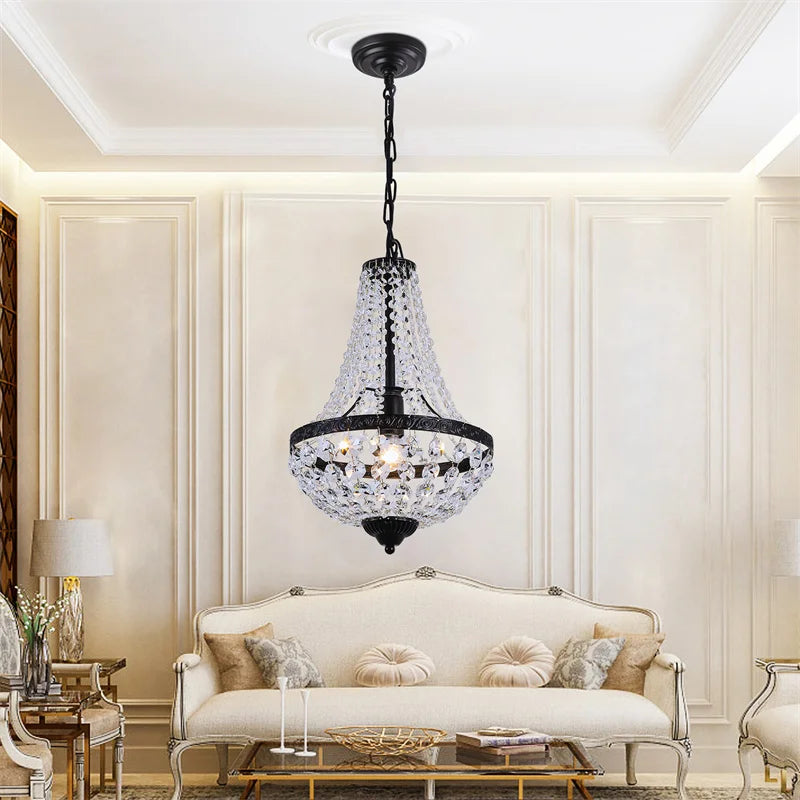 Duno Crystal Basket Chandelier | Celestre