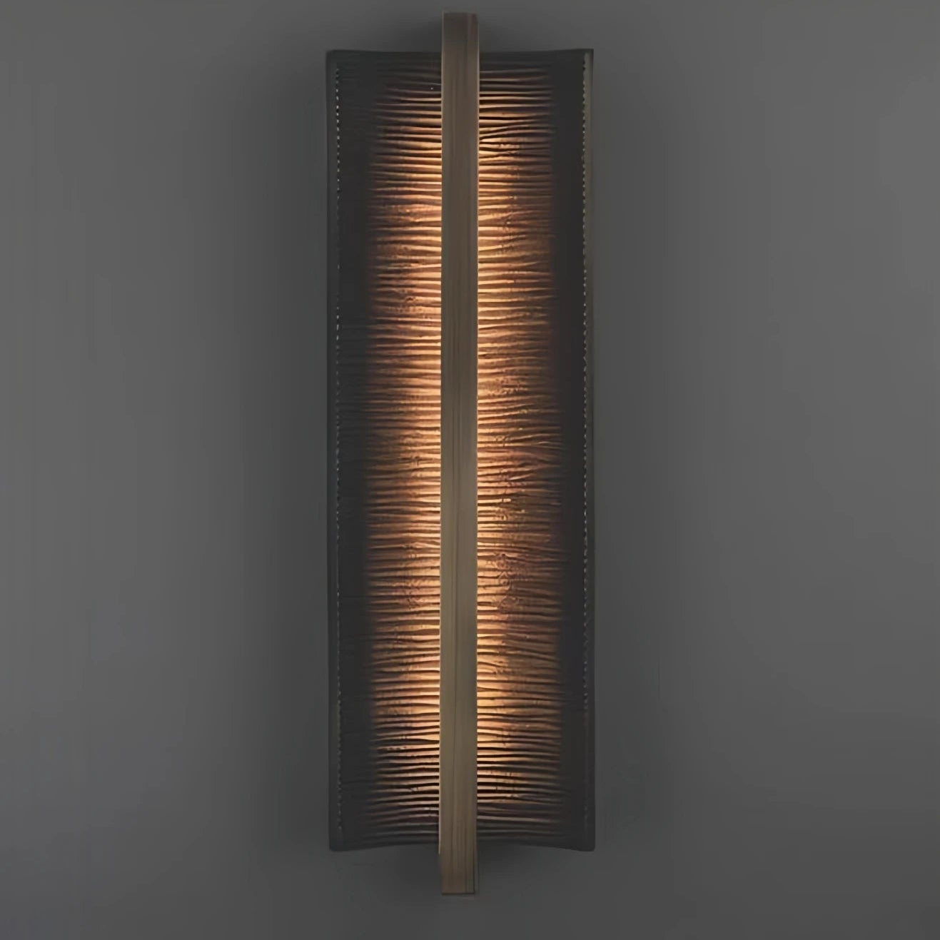 Yeri Vertical Ribbed Bend Wall Light | Celestre
