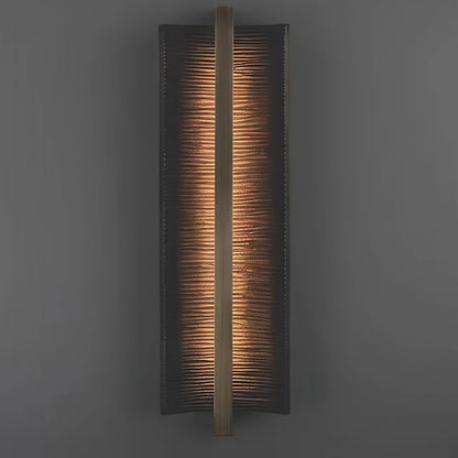 Yeri Vertical Ribbed Bend Wall Light | Celestre