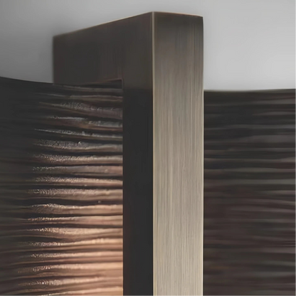 Yeri Vertical Ribbed Bend Wall Light | Celestre