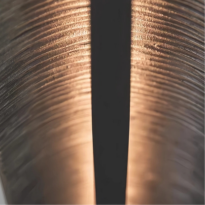Yeri Vertical Ribbed Bend Wall Light | Celestre