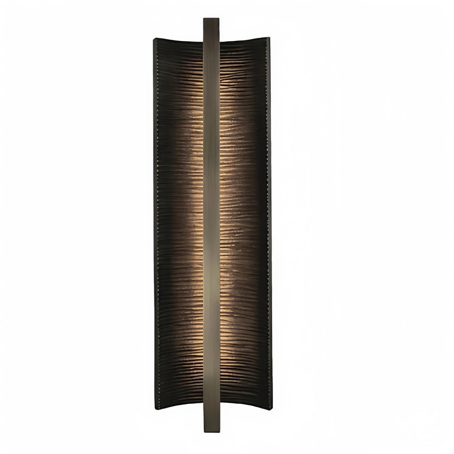 Yeri Vertical Ribbed Bend Wall Light | Celestre