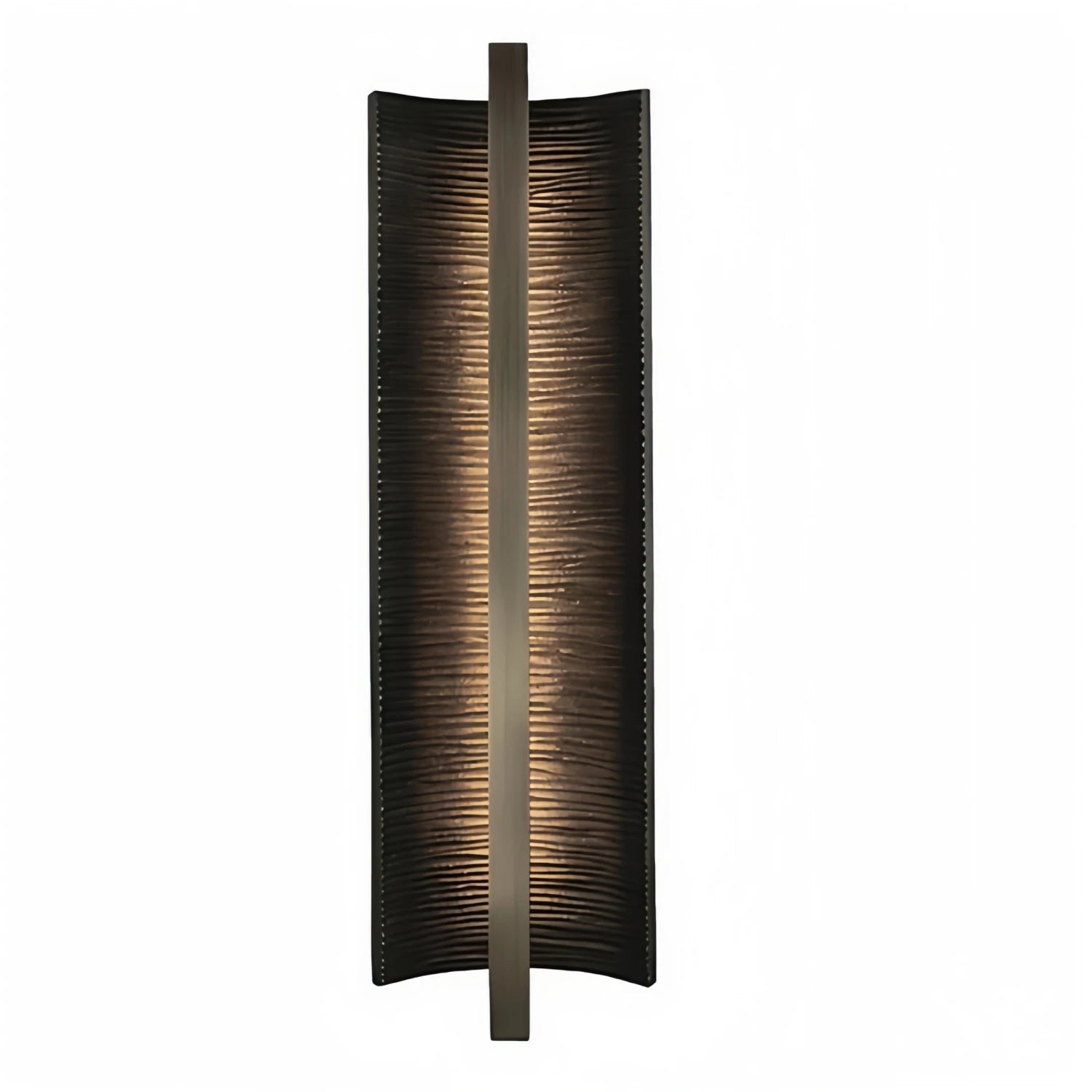Yeri Vertical Ribbed Bend Wall Light | Celestre