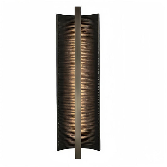 Yeri Vertical Ribbed Bend Wall Light | Celestre
