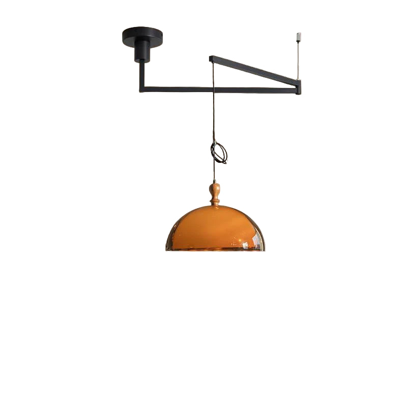 Vilna Swing Arm Dome Pendant Light | Celestre