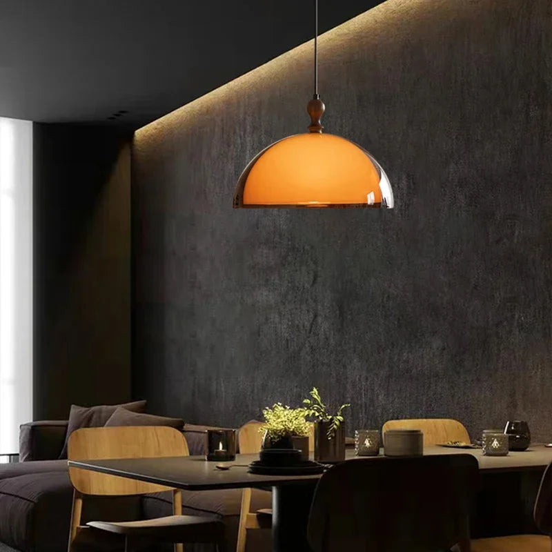 Vilna Swing Arm Dome Pendant Light | Celestre
