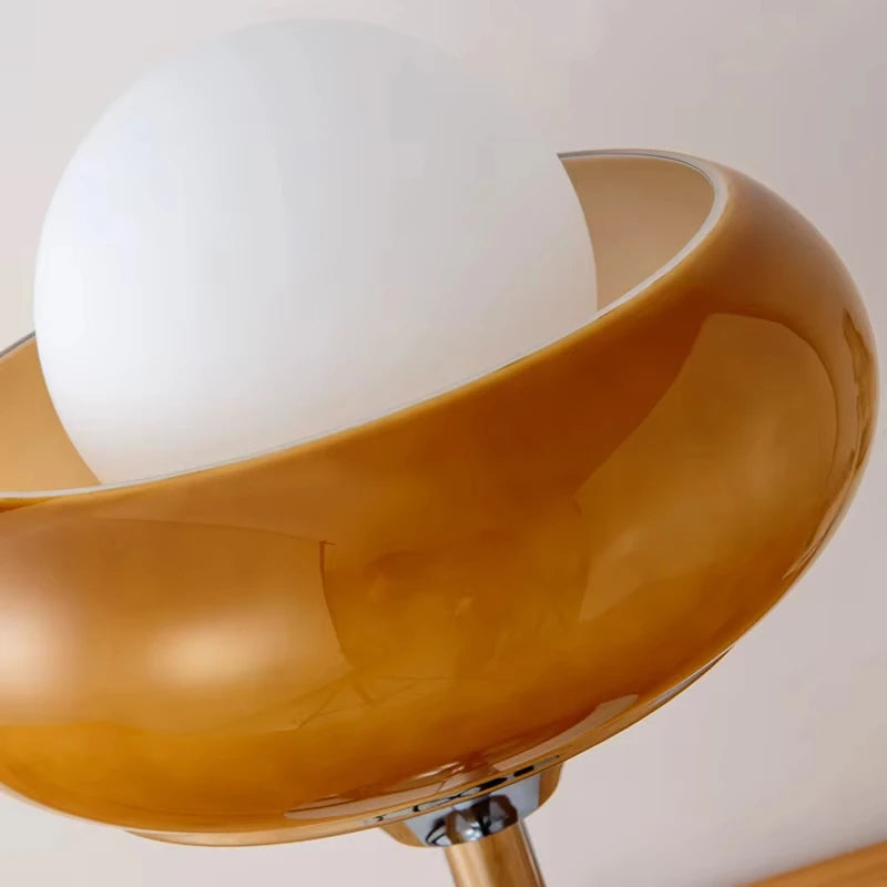 Airo Egg Tart Glass Floor Lamp | Celestre