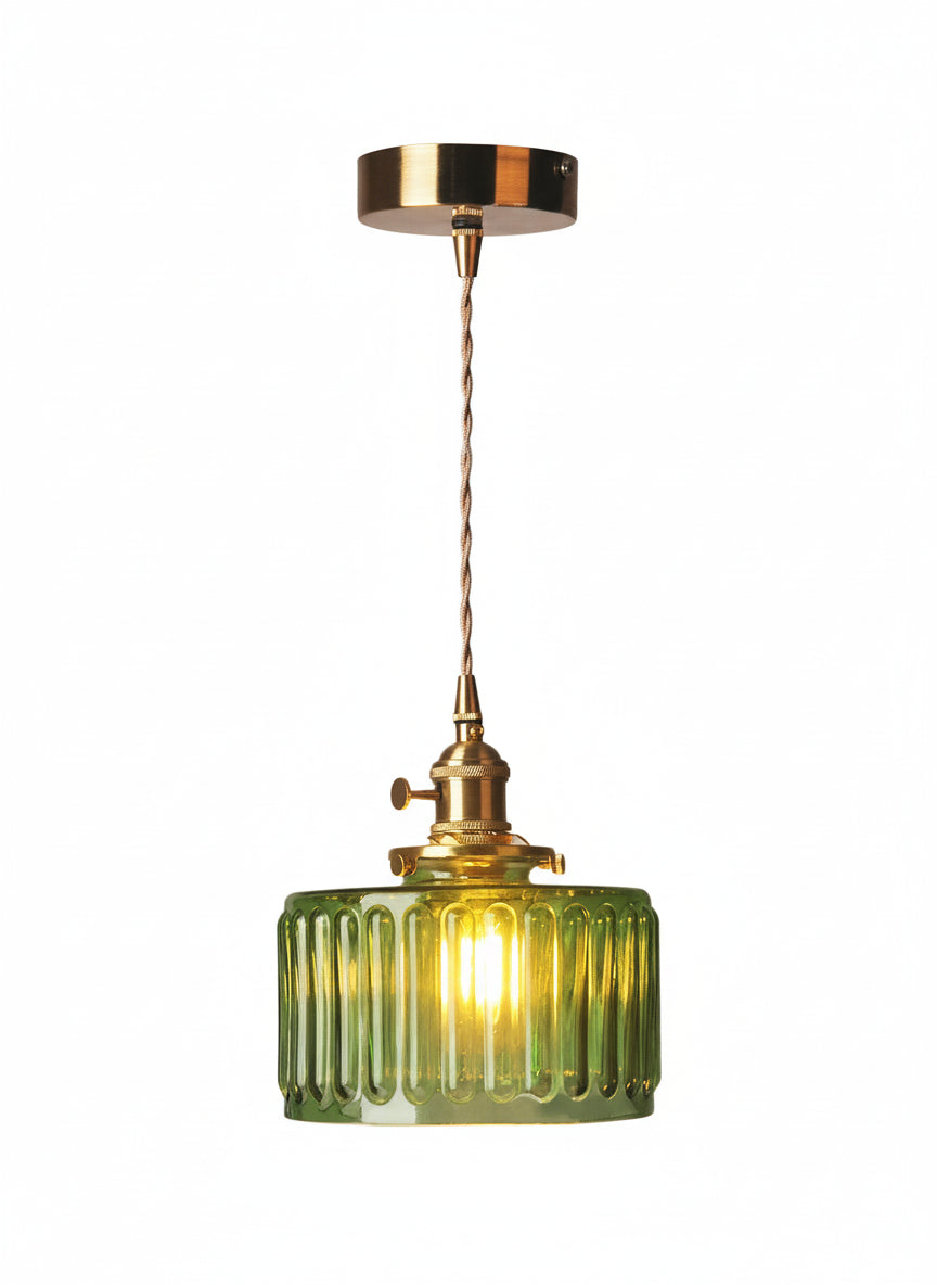 Melin Fluted Cylindrical Pendant light | Celestre