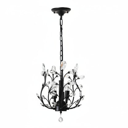 Nore Floral Crystal Branch Chandelier | Celestre