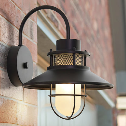 Duxi Outdoor Gooseneck Wall Light | Celestre