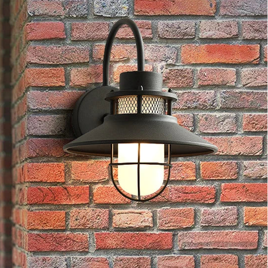 Duxi Outdoor Gooseneck Wall Light | Celestre