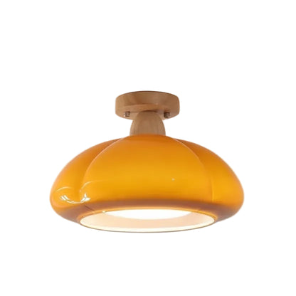 Tili Pumpkin Scalloped Ceiling Light | Celestre