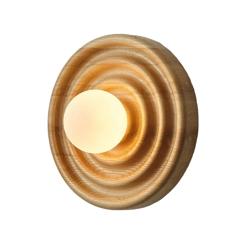 Rinu Round Ripple Wall Light | Celestre