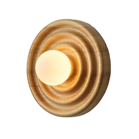 Rinu Round Ripple Wall Light | Celestre