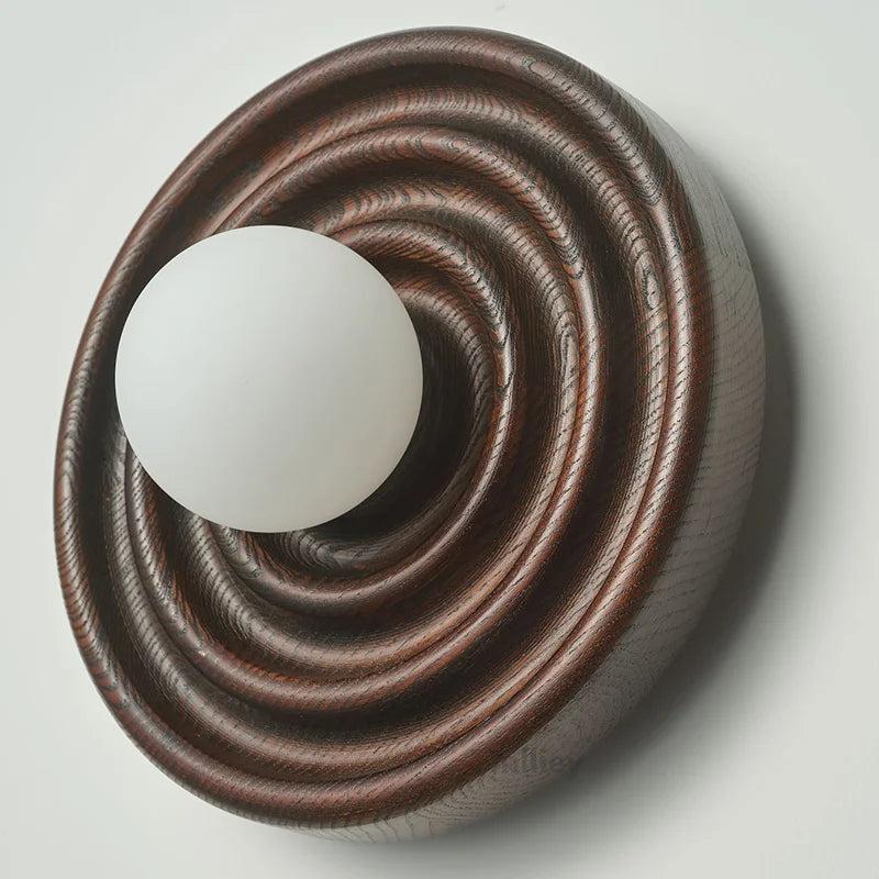 Rinu Round Ripple Wall Light | Celestre
