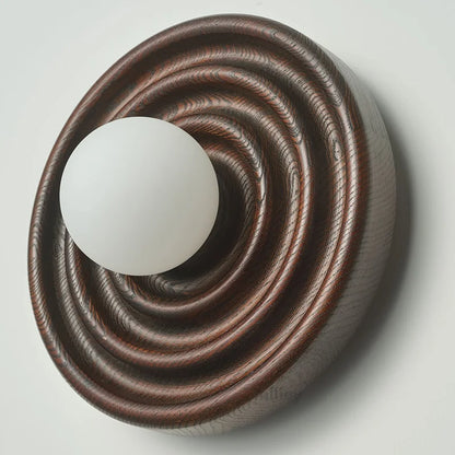 Rinu Round Ripple Wall Light | Celestre