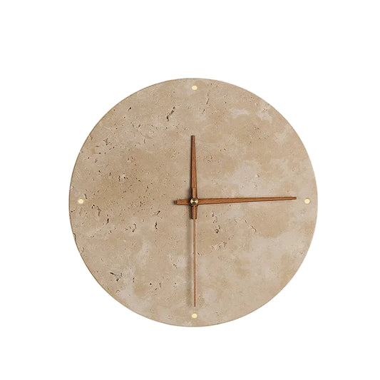 Trem Travertine Clock Wall Light | Celestre