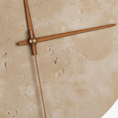 Trem Travertine Clock Wall Light | Celestre