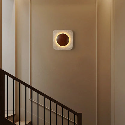 Vira Travertine Square Wall Light | Celestre