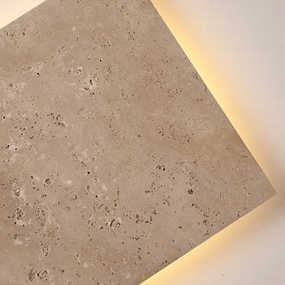 Flin Square Travertine Wall Light | Celestre