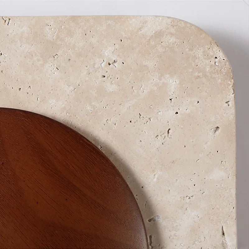 Vira Travertine Square Wall Light | Celestre