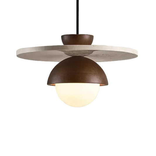 Pila Stacked Travertine Pendant Light | Celestre