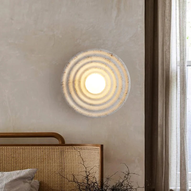 Zien Round Ripple Wall Light | Celestre