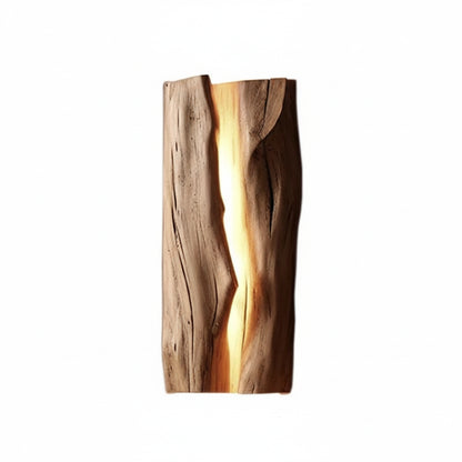 Zirel Edge Wood Backlit Wall Sconce | Celestre