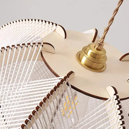 Olya Ribbed Ovoid Pendant Light | Celestre